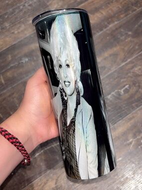 Black & White Celebrity Photo Tumbler